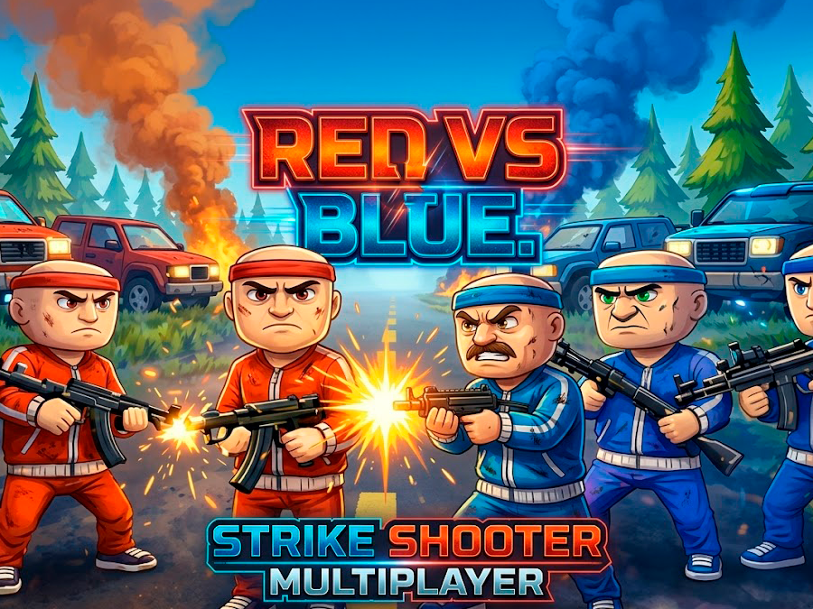 Red vs Blue. Strike Shooter Multiplayer — грай безкоштовно онлайн на SGameS