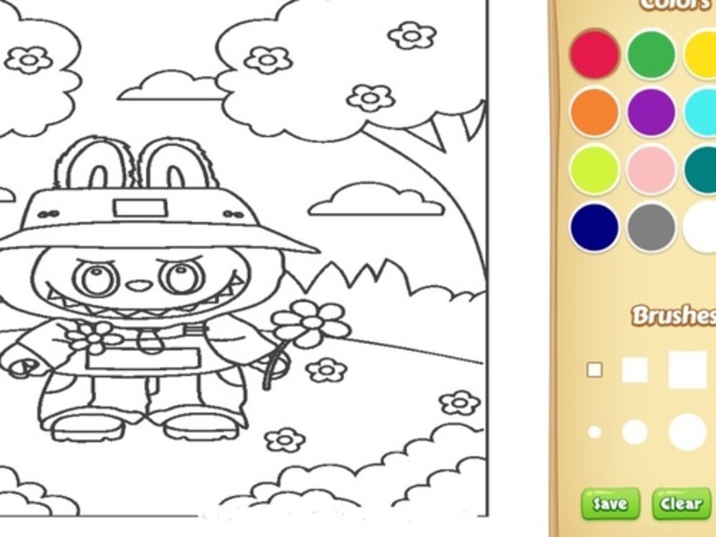 Labubu Coloring Book For Kids 🕹️ Грати в онлайн ігри на SGameS.