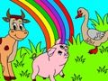 Гра Фарбування домашніх тварин ферми  онлайн