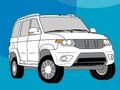 Гра Книжка-розмальовка російських автомобілів  онлайн
