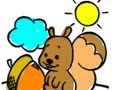 Гра Книжка-розмальовка білки  онлайн