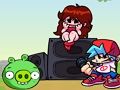 Гра П’ятниця ввечері Funkin 'проти PIG від Angry Birds  онлайн
