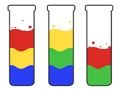 Гра Сортування кольорів головоломки водної сортування  онлайн