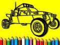 Гра Назад до школи: Книжка-розмальовка ралійного автомобіля  онлайн