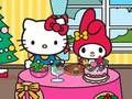 Гра Різдвяна вечеря Hello Kitty and Friends  онлайн