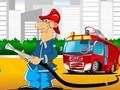 Гра Відмінності пожежних автомобілів  онлайн