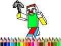 Гра Назад до школи: розмальовка Minecraft  онлайн