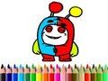 Гра Назад до школи: книжка-розмальовка OddBods  онлайн