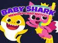 Гра Збіг картки пам'яті Baby Shark  онлайн