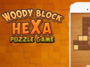 Гра Головоломка Woody Block Hexa  онлайн