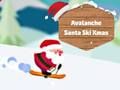 Гра Avalanche Santa Ski Різдво  онлайн