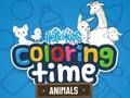 Гра HelloKids, час розмальовки тварин  онлайн