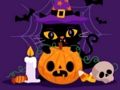 Гра Пазл Grumpy Cats на Хелловін  онлайн