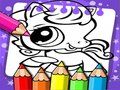 Гра Книжка-розмальовка Littlest Pet Shop  онлайн