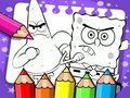 Гра Книжка-розмальовка Губка Боб  онлайн