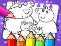 Гра Книжка-розмальовка Свинка Пеппа  онлайн