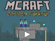 Гра Мультяшний Паркур Mcraft  онлайн