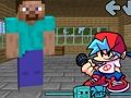 Гра Friday Night Funkin' проти Стіва з Minecraft  онлайн