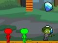 Гра Stickman Bros проти зомбі онлайн
