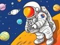 Гра Книжка-розмальовка: Космонавт 2  онлайн