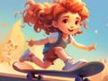 Гра Книжка-розмальовка: їзда на скейтборді  онлайн