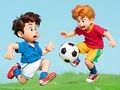 Гра Книжка-розмальовка: ударний м'яч  онлайн