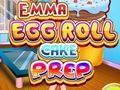 Гра Приготування торта з яєчного рулету Емма  онлайн