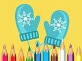 Гра Книжка-розмальовка: милий зимовий одяг  онлайн
