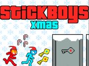Гра StickBoys Різдво  онлайн