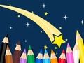 Гра Книжка-розмальовка: падаюча зірка  онлайн