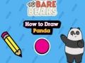 Гра We Bare Bears Як намалювати панду  онлайн