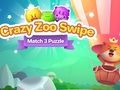 Гра Головоломка Crazy Zoo Swipe Match 3 Puzzle  онлайн