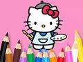 Гра Книжка-розмальовка: малюнок Hello Kitty  онлайн