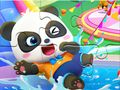 Гра Головоломка: аквапарк Baby Panda  онлайн
