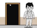 Гра Білий стильний хлопчик голодний втечу  онлайн