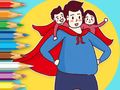 Гра Книжка-розмальовка: День батька  онлайн