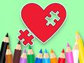 Гра Книжка-розмальовка: BTS Heart Jigsaw  онлайн