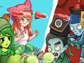 Гра Plant Girl Defence Zombie  онлайн