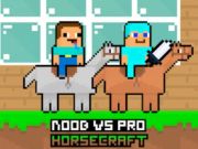 Гра Noob проти Pro HorseCraft  онлайн