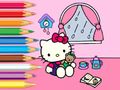 Гра Книжка-розмальовка: Hello Kitty Rainy Day  онлайн