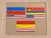 Гра Flag Puzzle Jam: збирайте прапори  онлайн
