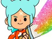 Гра Книжка-розмальовка: Toca Boca Rita  онлайн