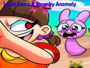 Гра Гра кальмарів X Sprunki Anomaly онлайн