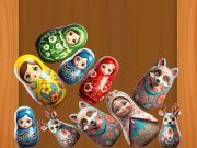 Гра Злити Матрешки  онлайн