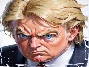 Гра Смішні вічні війни Трамп проти Кім  онлайн