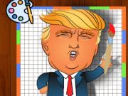 Гра Час розмальовки Трампа  онлайн