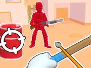 Гра Arcuer Stickman: стрілянина на червоних  онлайн