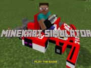 Гра Simulator Minekart  онлайн