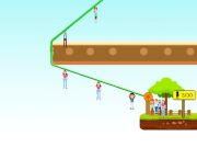 Гра Zipline люди порятуються  онлайн