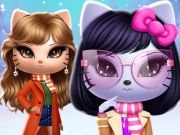 Гра Зимова сукня Kitty Squad  онлайн